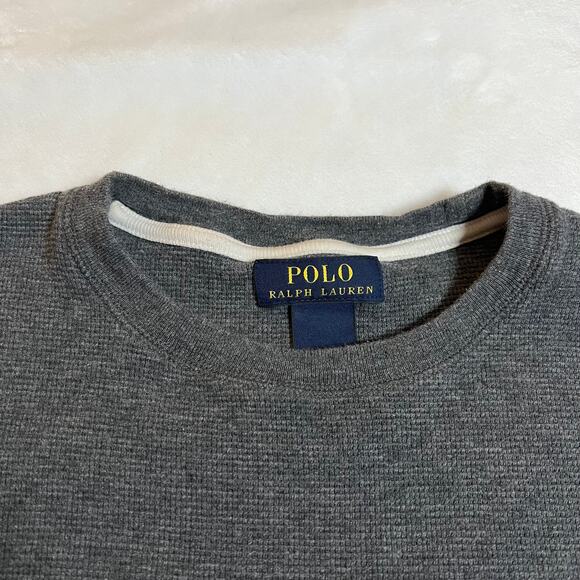 Polo Ralph Lauren Men's Crewneck Thermal Pullover Shirt Size XL Cozy Winter Warm - Picture 3 of 7